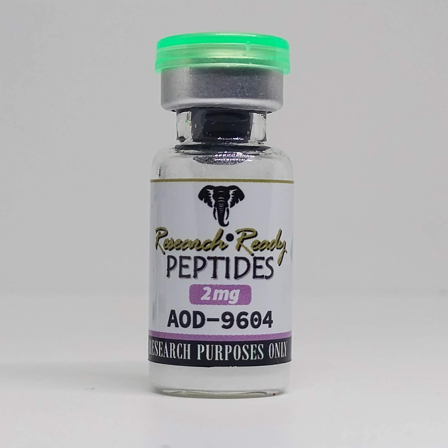 AOD9604 research peptide 2mg vial, for laboratory use only - ideal for scientific studies and experimentation