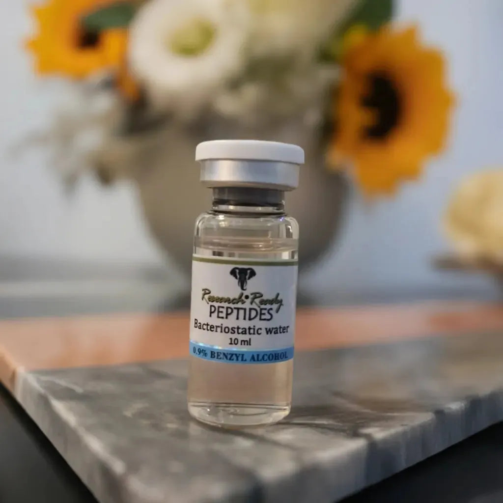 Bacteriostatic sterile benzyl alcohol water for sale used in peptide research